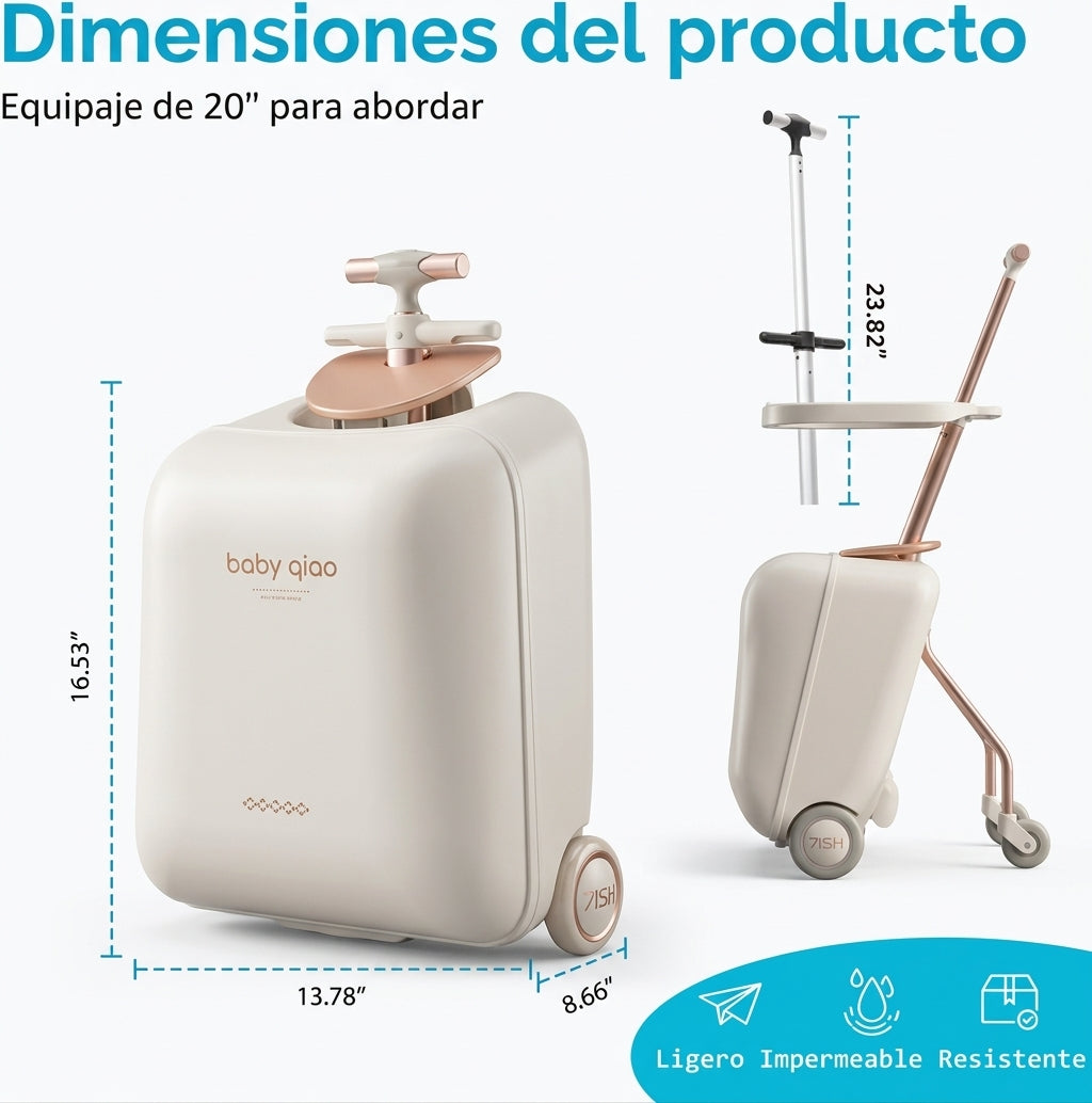 Equipaje con Asiento Integrado JetTot™